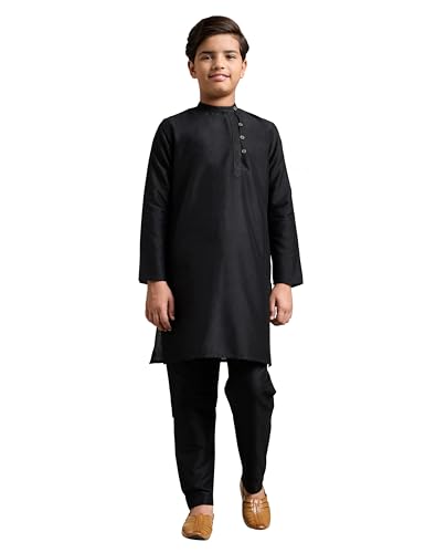 Amazon Brand - Symbol Boy's Festive Embellished Kurta Pajama Set ...