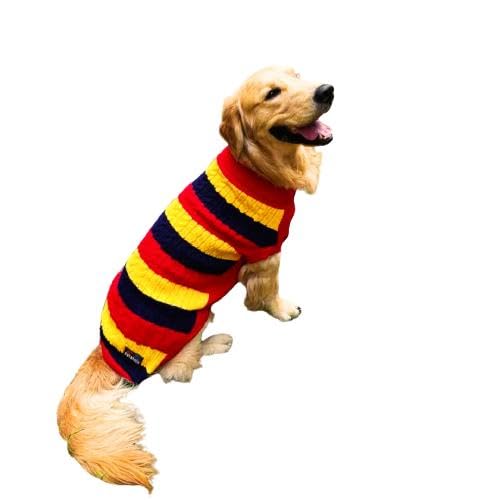 PetaPuppies Dog Sweater- Fleece Winter Sweater- Cold Weather Protection - Wind Proof - Soft and Warm Thick Padded Dog Winter Sweaters - Stretchable Sweaters for Dog - Multicolor - Size-12 (B0CN3W9XBH) Amazon Price History, Amazon Price Tracker