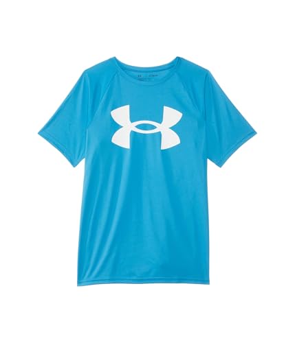 Image of Under Armour Boys' Tech Hybrid Printed Fill Short-Sleeve T-Shirt