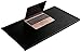 Produktbild Luxuriöse Schreibtischunterlage aus Leder mit Kantenschutz, großes Mauspad mit L-förmigem Vorderprofil, rutschfeste Schreibunterlage, Laptop-Tastaturunterlage für Büro und Zuhause 90x40cm Schwarz
