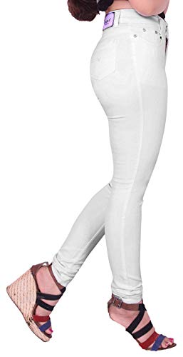 Image of FCK-3 Stretchable Denim Pencil Fit Regular Fit High Waist Jeans for Women
