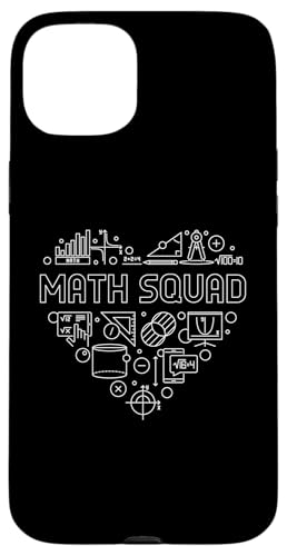 Math Squad Heart Back To School ���w�搶 �X�}�z�P�[�X iPhone 15 Plus �p