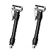 Melphan-Auto 2PCs Air Inflator Hose Adapter Convert Twist On Connection to Lock On Connection, Locking Air Chuck with Air Hose and Standard Tire Valve Fine Thread