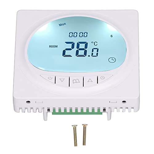 Termostato intelligente programmabile Smart Home Termostato Nest con display touchscreen per sistemi di riscaldamento elettrico domestico, pavimento, controllo del rilevamento