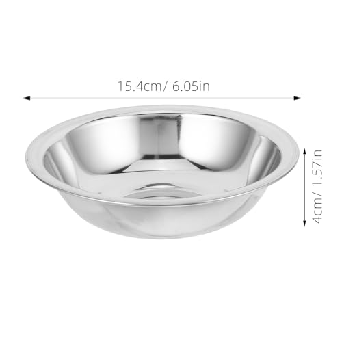 Set de 6 Tazones de Acero Inoxidable 16cm para Cocina miniatura 2