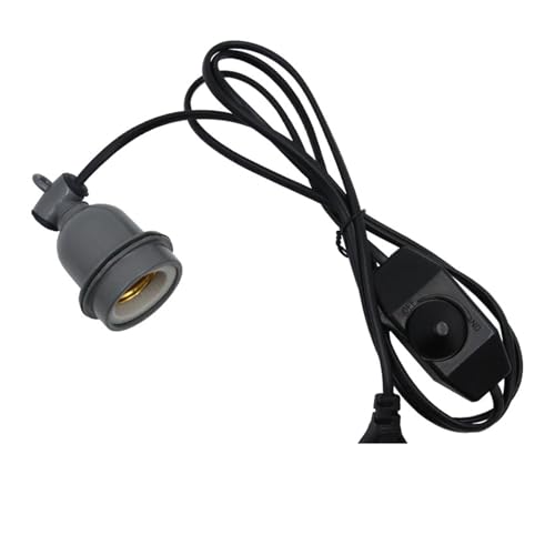 Support de lampe chauffante E27 anti-brûlure avec cordon pour reptile