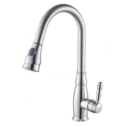 Robinet de cuisine épais extensible pour cuisiner et nettoyer facilement