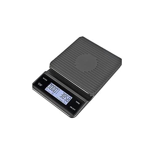 Balance de cuisine numérique pour peser les aliments et le café, taille : 13 cm x 19,5 cm x 3,2 cm, 1 balance