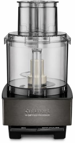 Image of Cuisinart Food Processor 14-Cup Vegetable Chopper for Mincing, Dicing, Shredding, Puree & Kneading Dough, Black Stainless, DFP-14BKSY