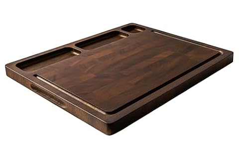 THETCHRY Walnut Cutting Boards For Kitchen, End Grain Wooden Cutting Board — $42.99 (25% off)