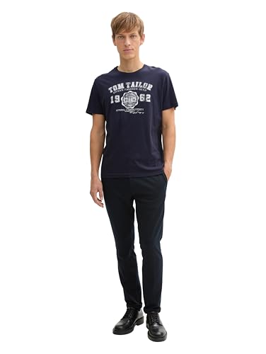 TOM TAILOR Uomini T-shirt met logoprint - Afbeelding 3