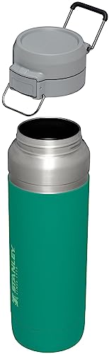 Image of Stanley Quick Flip GO Water Bottle 36 oz | Push Button Lid | Leakproof and Packable for Travel and Sports | Insulated Stainless Steel | BPA-Free | Alpine