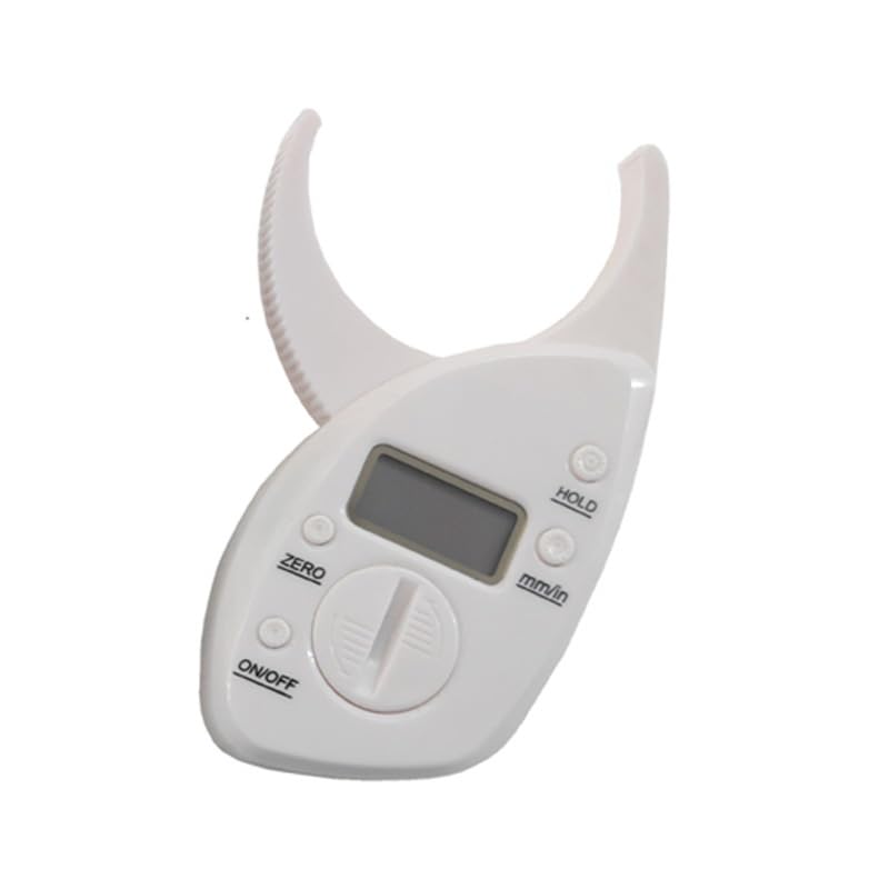 Digital Fat Caliper with Clamp | Body Fat Clamp for Body Thickness Measurement