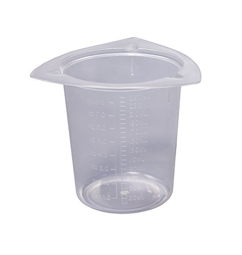 camlab plastique CP/bk-250 à trois coins Bécher, 250 ml (Lot de 25) Cover