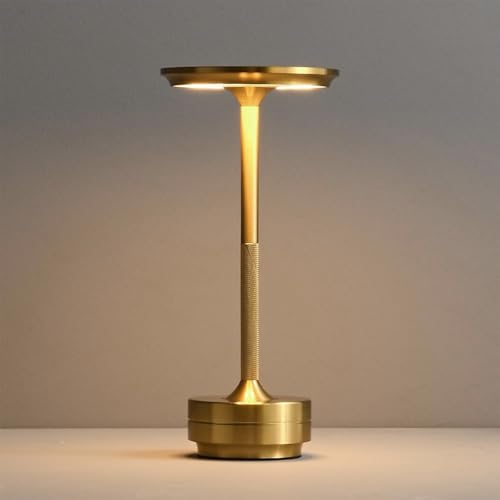 Starhot Rechargeable Cordless Table Lamp - 5200mAh LED Desk lamp with USB-C Charging 3-Color Stepless Dimming IPX4 Waterproof Memory Function Cordless lamp for Bedroom/Outdoor/Dining/Patio