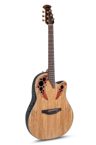 Ovation Celebrity Elite Plus CE44P-SM A/E Guitar - Natural Spalted Maple