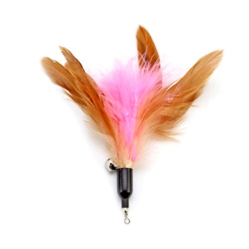 Conjunto de varinhas de brinquedo para gatos Tehaux brinquedo interativo de gato, pena de gato, refi