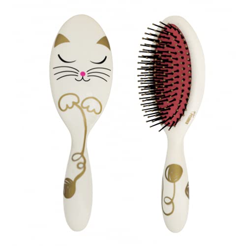 Pylones, Brosse à cheveux GM Ladypop Chat blanc Cover