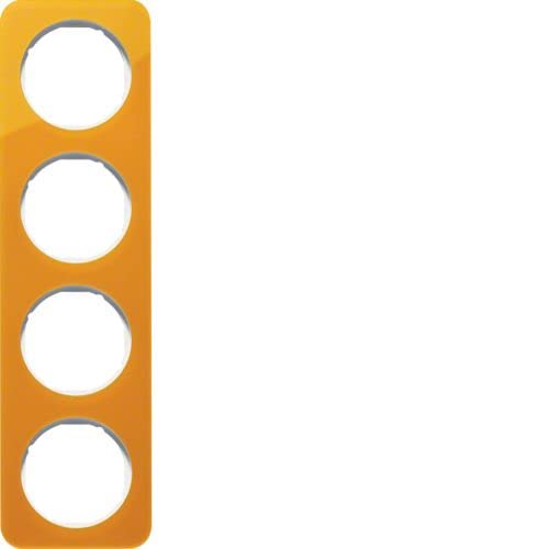 Cadre acrylique orange Marco 4E R.1 doté d'un bouton-poussoir fluide