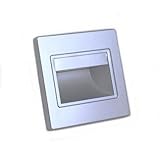 balizas escaleras legrand La potencia es 1.5W CABLEPELADO Baliza led color plata 1.5W