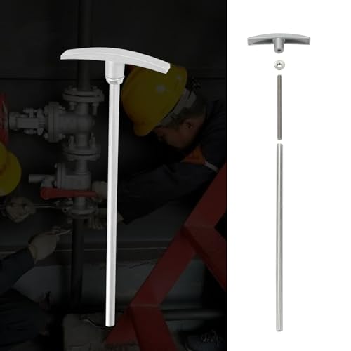 Image of 3 Pack-RV Waste Valve Extension Tube 9 inch, RV Waste Valve Handle Replacement, Valve Aluminum Tube Extension Rod Reliable Solution for Easy Waste Management, Compatible with RV Sewer Hose Kit