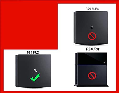 Miniatura 2 de Compatible with PS4 Pro Skin for Console and Controllers by ZOOMHITSKINS, Alien Black Blue Neon Lights Robots Scifi, Durable, Bubble-free, Goo-free,