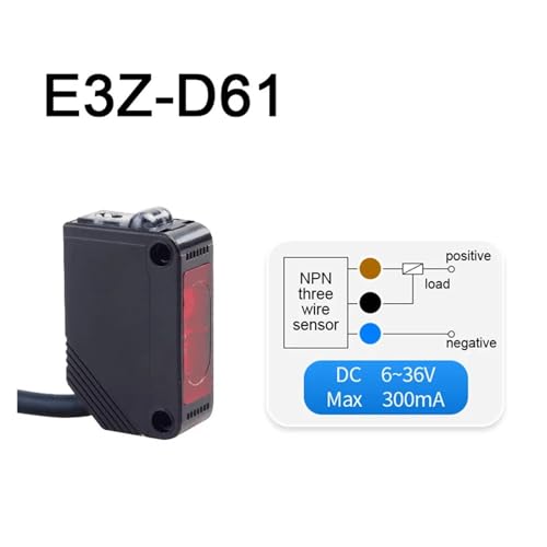 Interruptor fotoeléctrico E3Z-D61 sensor difusa E3Z-D62 E3Z-LS61 E3Z-LS63 E3Z-LS81 2