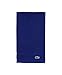 Lacoste Croc Towel, 100% Cotton, 650 GSM, 13"x13" Wash Towel, Surf Blue