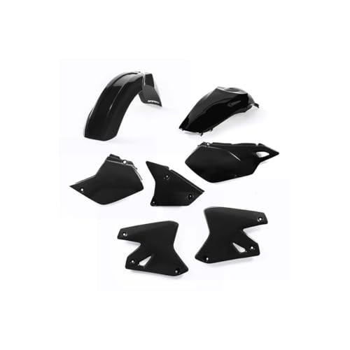 Acerbis Plastic Kit Kaw Suz For Kawasaki KLX400 (2003-2004), Suzuki DRZ400 (2000-2007), DRZ400E (2000-2023), DRZ400S (2000-2023), DRZ400SM (2000-2023) - black