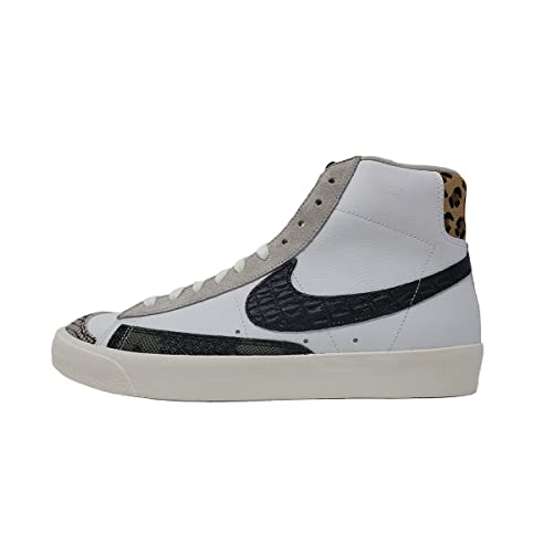Nike Men's Blazer Mid '77 Shoes Basketball, Iron Ore White Black Vela Lt, 10 UK