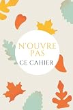 N'ouvre pas ce cahier: carnet mot de passe pour +312 sites web | Index alphabétique de A à Z | Très utile pour garder vos mots de passe et identifiants internet en sécurité | idée cadeau femme homme