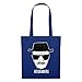 Spreadshirt Breaking Bad Heisenberg Skizze Zeichnung Stoffbeutel, Royalblau