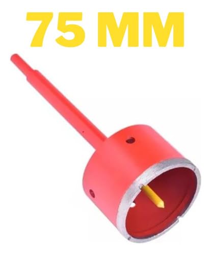 Serra Copo Diamantada 75mm Porcelanato Piso Parede Concreto