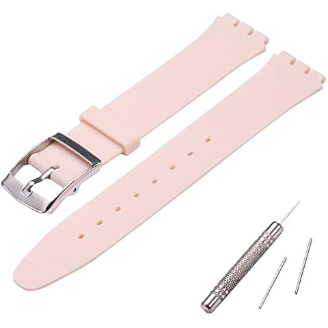 Correa de repuesto de silicona ultrafina compatible con Swatch Skin Series Cover