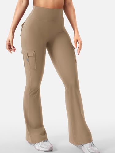 Image of YEOREO CoreFlex Women Workout Flare Leggings