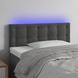 camera da letto completa matrimoniale,struttura letto matrimoniale,Testiera a LED Grigio Scuro 80x5x78/88 cm in VellutoAdatto per letti singoli, letti matrimoniali, tutti i tipi di letto
