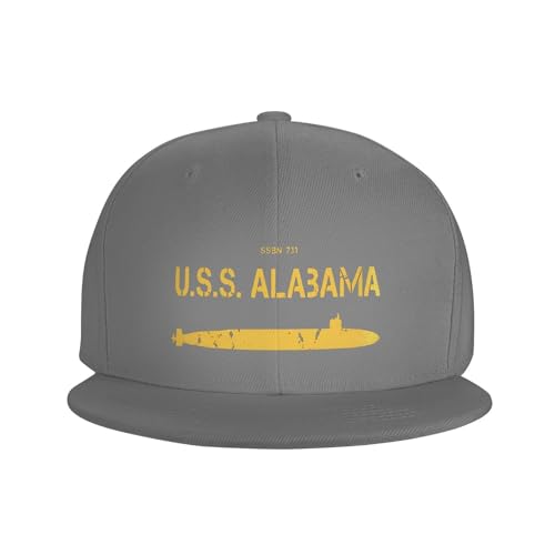Ssbn 731 USS Alabama Outdoor Baseball Hat Flat Hat3