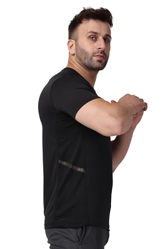 Image of Men's Athletic Crew Neck T-Shirt - Moisture-Wicking Gym & Casual Workout Shirt