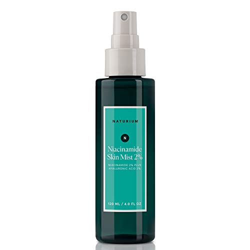 Naturium Niacinamide Skin Mist 2% Plus Hyaluronic Acid 2%, Hydrating Facial Spray, 4 oz
