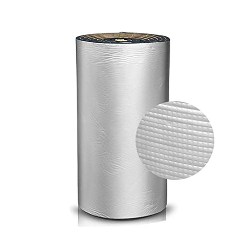 BBGS Thermo-Deadener-Matte, Selbstklebender Karierter Aluminiumfilm-Hitzeschild für Außenwand/Sonnenscheinhaus/Dach/Farbstahlfliesenhaus, 10m (Size : 20mm) BBGS Thermo-Deadener-Matte, Selbstklebender Karierter Aluminiumfilm-Hitzeschild für Außenwand/Sonnenscheinhaus/Dach/Farbstahlfliesenhaus, 10m (Size : 20mm)