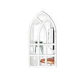 Design élégant : miroir mural pour fenêtre Transformez votre espace avec notre miroir mural en forme de fenêtre en demi-lune qui ajoute de la sophistication et du charme à n'importe quelle pièce, créant une illusion d'espace étendu tout en servant de superbe point focal dans les salons, chambres, couloirs ou salles à manger.