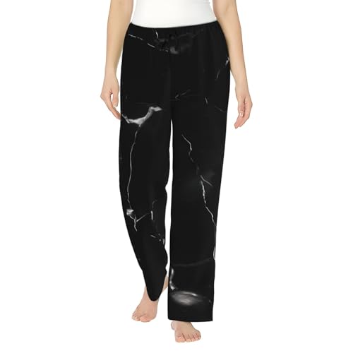 Pantalon de pyjama léger femme anti-transpiration EdWal imprimé marbre