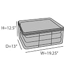 Covermates Canvas Storage Bag for Blankets, 19.25" W x 13" D x 12.5" H - Image 3