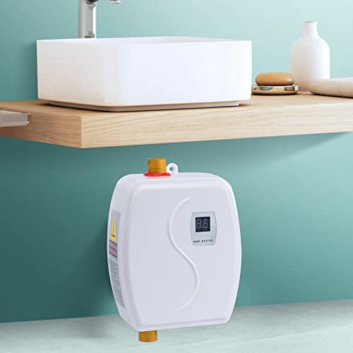 Tankless Water Heater Electric,Small Electric Tankless Instant Hot Water Heater Shower 110V 3000W Kitchen #TOP6