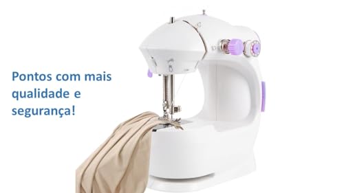 MINI MÁQUINA DE COSTURA RETA PORTÁTIL ELÉTRICA
