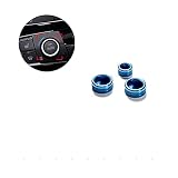 Adecuado BMW X1 F48 2016 2019 xiuxiu Coche de Estilo Aire Acondicionado Perillas Audio Círculo Accesorios Accesorios Ajustos para BMW 1 2 3 4 5 7 Serie X1 X3 X4 X5 X6 F30 F10 F15 F16 F20 (Color Name : Brown)