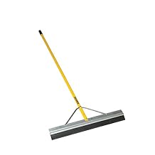 Midwest Rake 76835 S550 Professional Series Seal Coat Squeegee with Powder-Coated Aluminum Cushion Grip Handle, 60" Rubber Blade