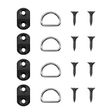 ianufu Tie Down Anchor 12pcs Car Cargo Net Floor Hook...