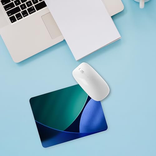 Image of Mouse Pad with Non-Slip Rubber Base, Waterproof & Durable Desk Mat for Gaming, Office & Students | Small Laptop & PC Pad | 23x18cm