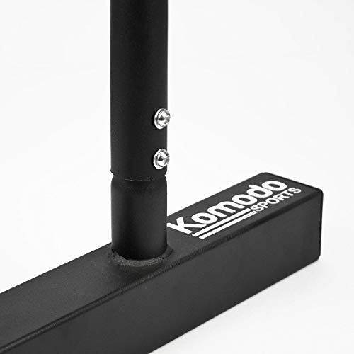 317B+2VClpL KOMODO Parallettes Home Gym Parallel Dip Bars for Body Weight Workout Station Calisthenics - Image 6